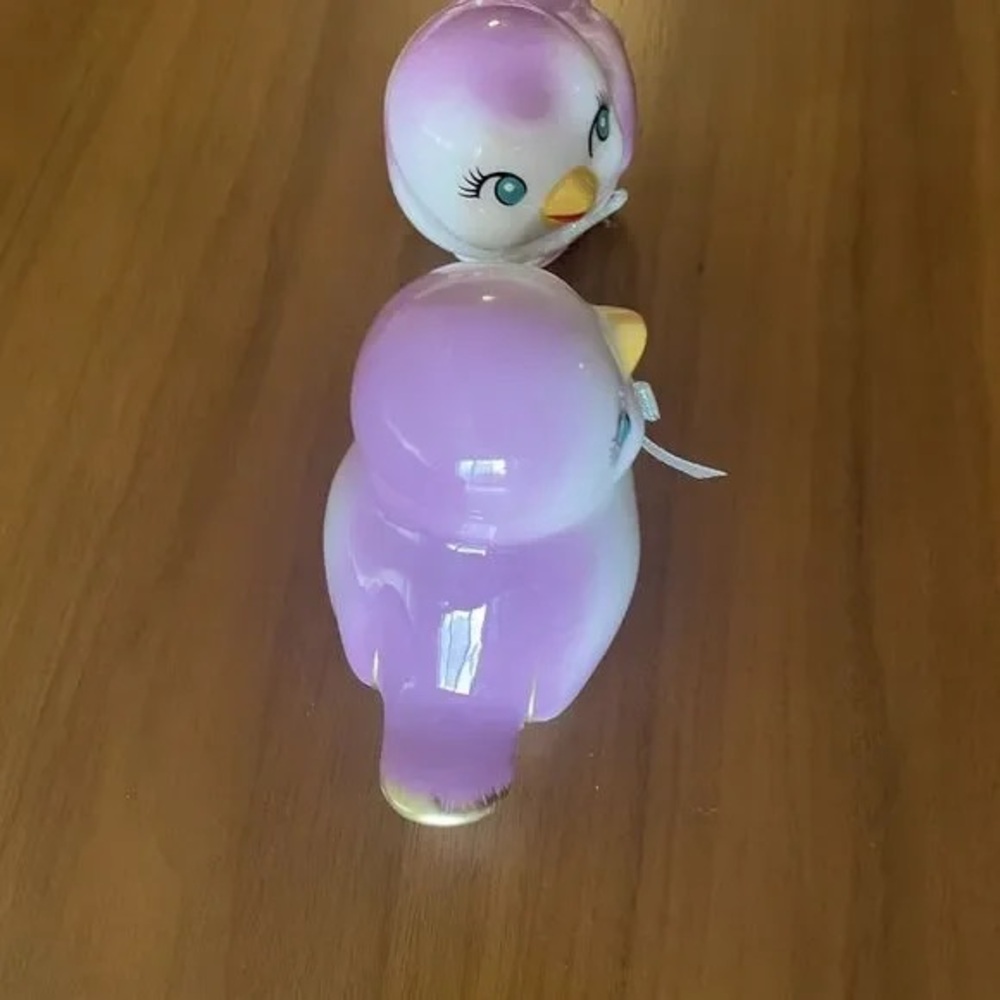 Ceramic Lovebird Figurines - Pink SPRITZ - Picture 6 of 9